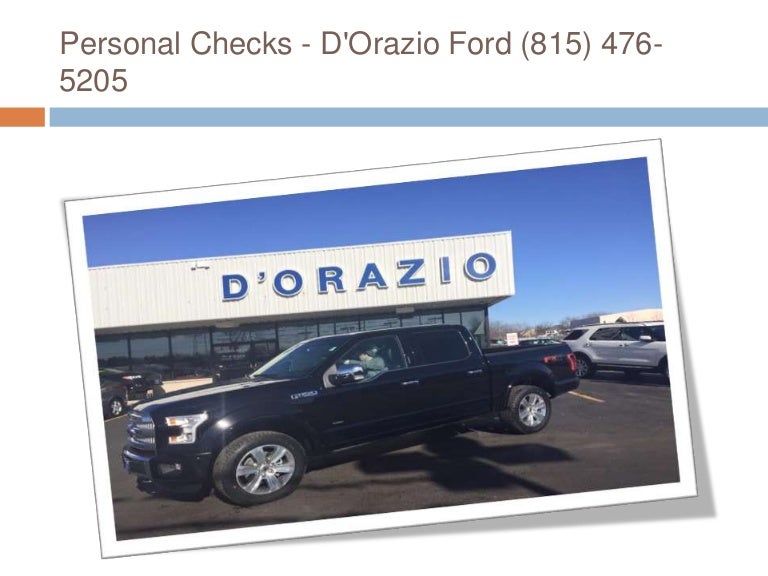 Cash Wilmington D Orazio Ford 815 476 5205