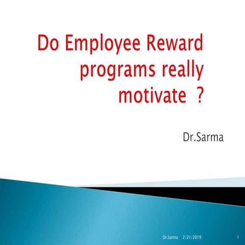 Do employee rewards work 