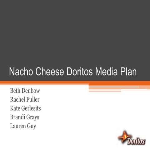Doritos Final Media Plan