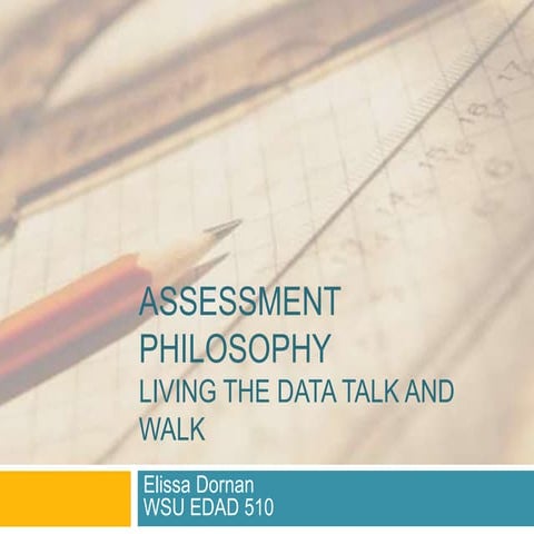 Dornan philosophy of assessment