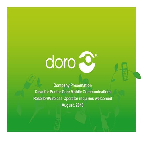 Doro 810 Case For Resale