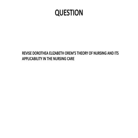 Dorothea Orems with the Theory of nursing.pptx