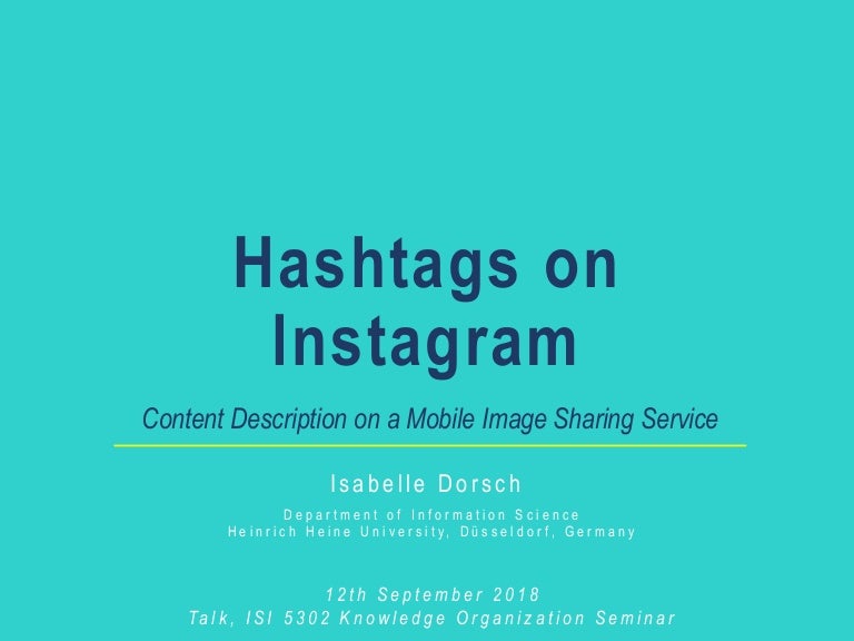 Hashtags On Instagram