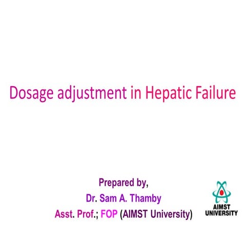 Dosage adjustment in Hepatic Failure.pdf