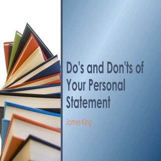 Do's and don'ts of your personal st...