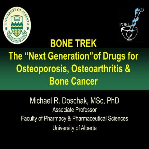 Recent advances in osteoporosis | PPTX