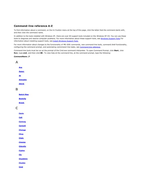 Doscommands