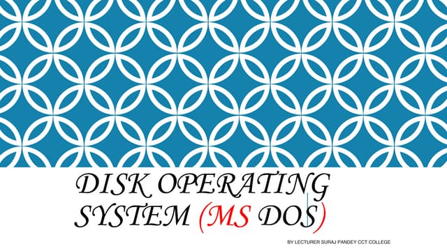 Dos commands