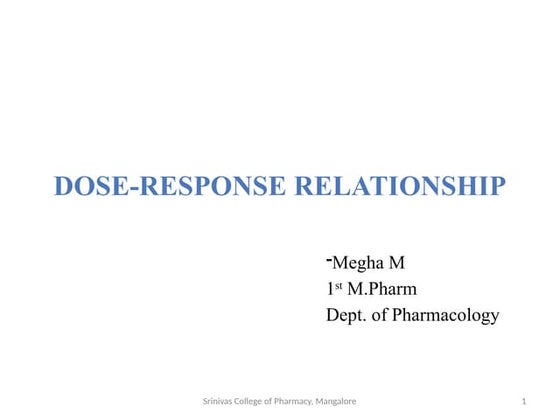 Dose Response Curve | PPTX | Endocrine and Metabolic Diseases ...