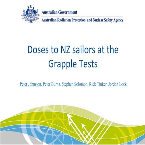 Doses to nz sailors at the grapple tests johnston
