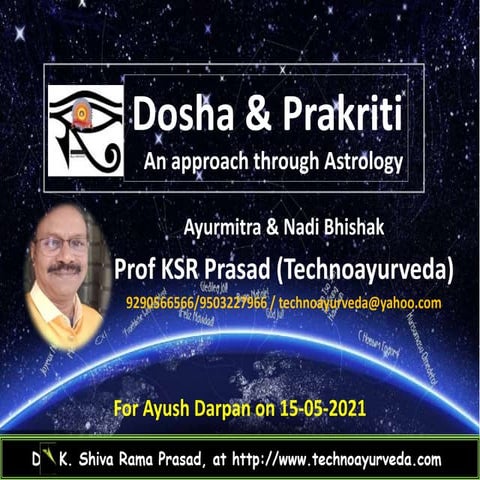 Dosha prakruti in astrology