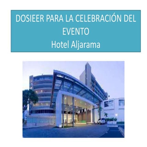 Dosieer para la celebración del evento