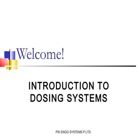 Dosing Presentation 2012