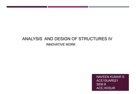 Introduction to vierendeel structure system | PPT