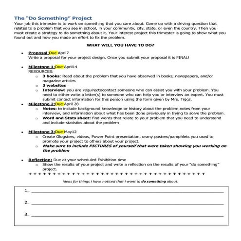 Do something project updated version 2011