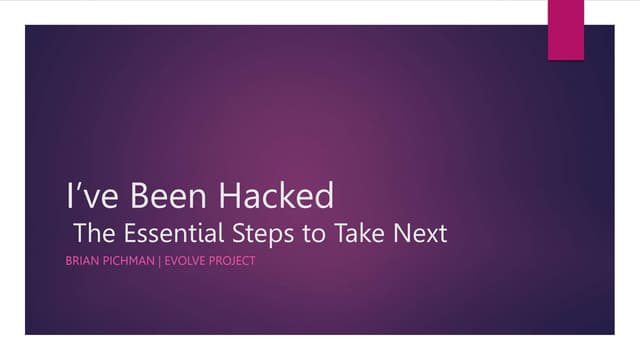 I’ve Been Hacked  The Essential Steps to Take Next