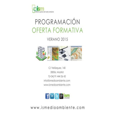 Dossier Cursos de Verano 2015