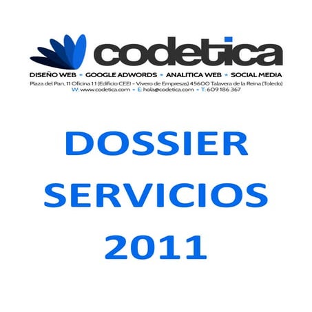 Dossier Servicios 2011