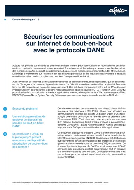 Sécuriser les communications sur In...