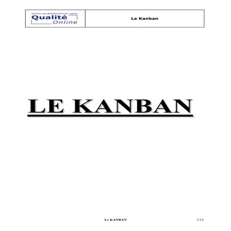 Methode Kanban