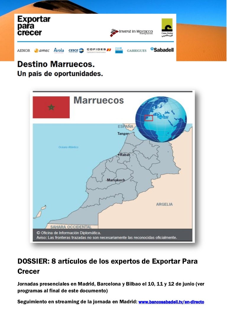 Destino Marruecos Un Pais De Oportunidades Exportar Para Crecer