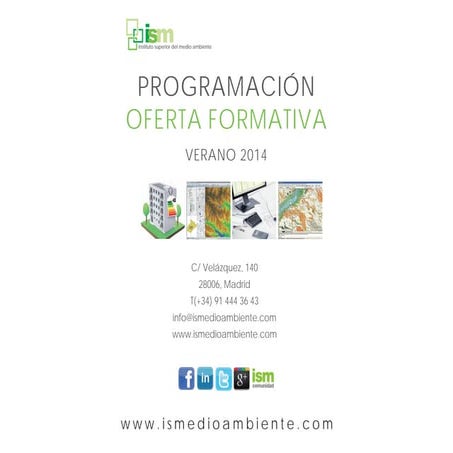 Dossier cursos de verano 2014 ism