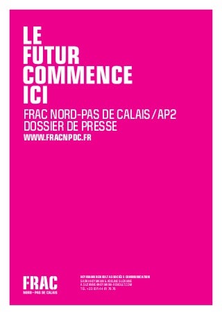 Hilde Teerlinck FRAC AP2 : dossier de presse