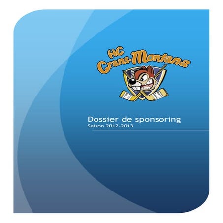 Dossier de sponsoring HC Crans-Montana