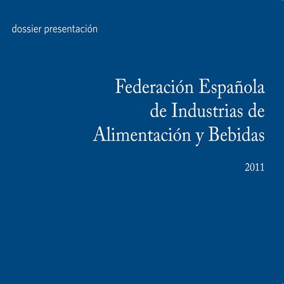 Dossier Presentación FIAB 2011