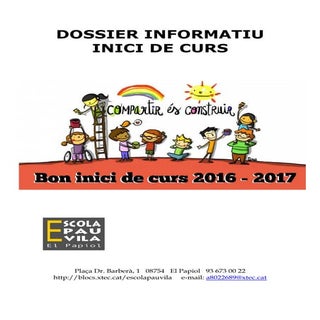 Dossier informatiu 2016 2017
