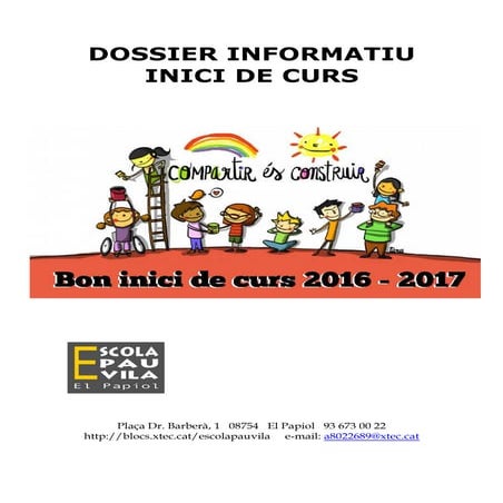 Dossier informatiu 2016 2017