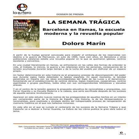 Dossier La Semana Trgica