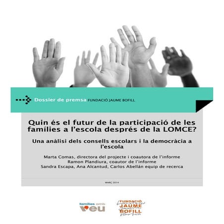 Consells escolars i participació de les famílies a l'escola