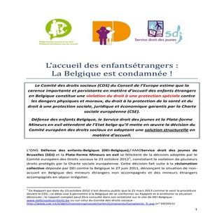 Accueil des enfants étrangers : la ...