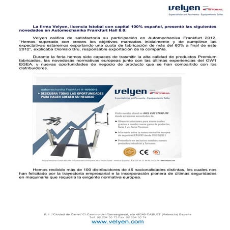 velyen automechanika 2012