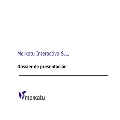Dossier Servicios Y Proyectos Merkatu