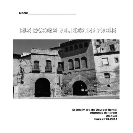 Dossier sortida poble 2013