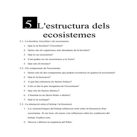 Dossier tema 5 i 6 (Ecosistemes)