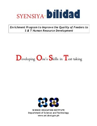 Dost SEI-Scholarship Exam Reviewer