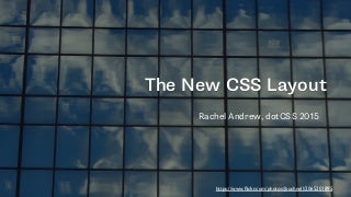The New CSS Layout - dotCSS