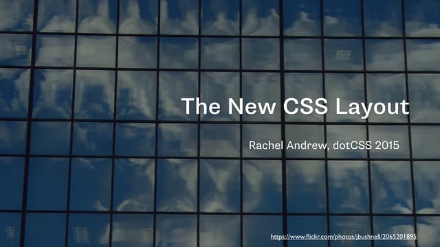 The New CSS Layout - dotCSS