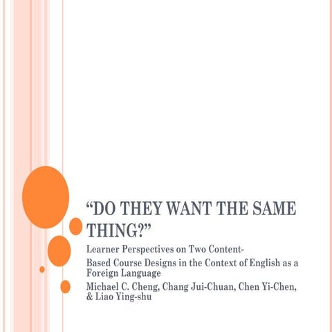 Do they want the same thing