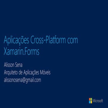 Dotnet conflocal Salvador 2016 - Xamarin.Forms