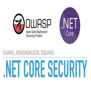 [OPD 2019] .NET Core Security