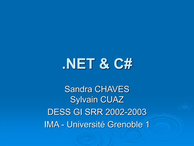 Dotnet csharp