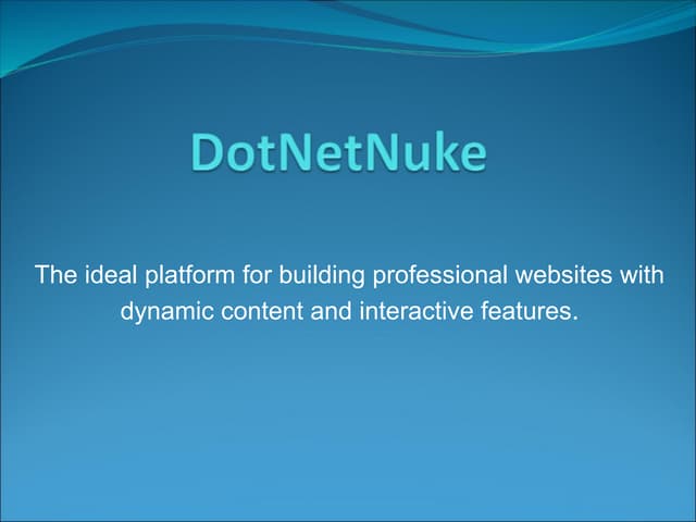 DotNetNuke