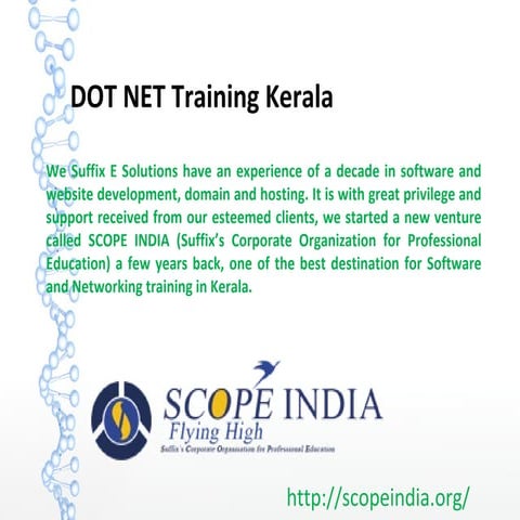 Dot net training kerala