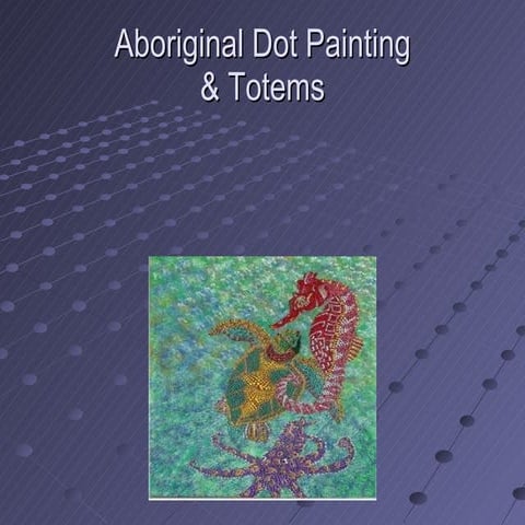 Dot painting aborigines