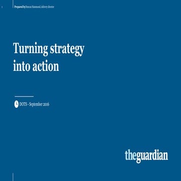 Dots 2016 - Duncan Hammond, Delivery director at Guardian News & Media