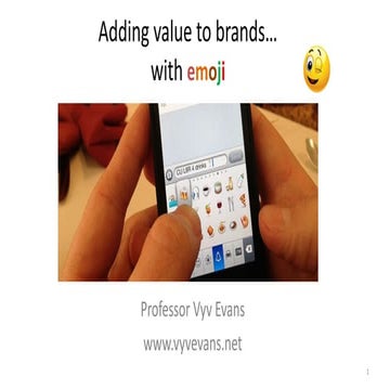 Dots 2016 - Prof. Vyv Evans, Linguistics professor and emoji expert at Bangor University